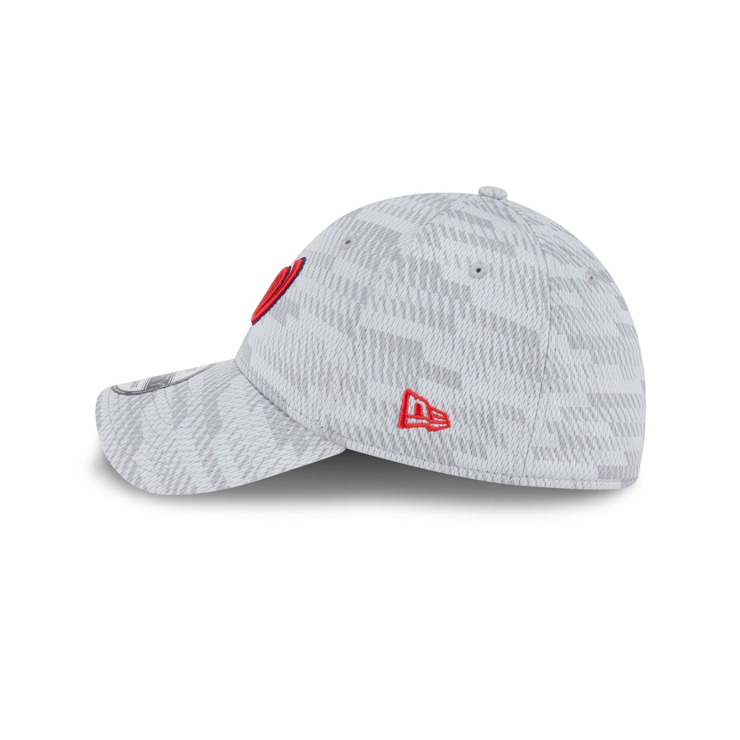 Washington Nationals 2025 Clubhouse Gray 39THIRTY Stretch Fit
