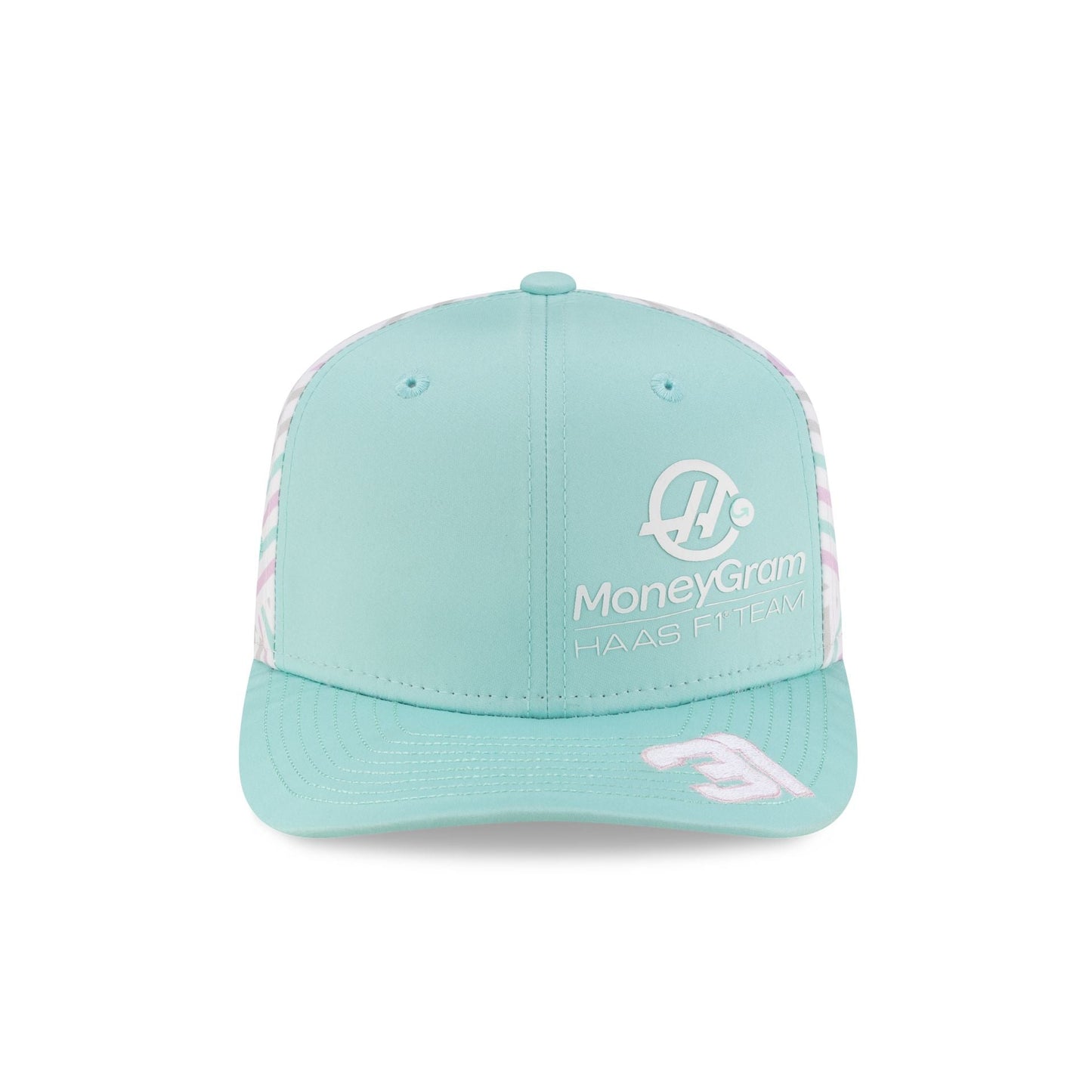2025 Miami Race Special MoneyGram Haas F1 Team Esteban Ocon 9SEVENTY Stretch-Snap Hat