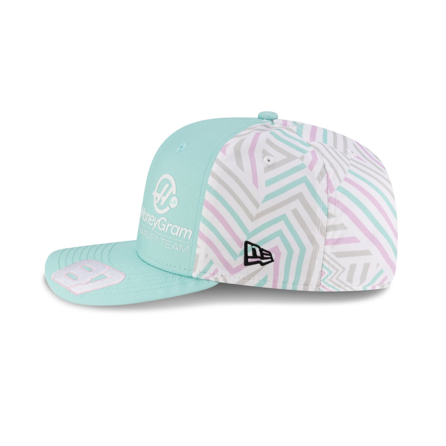 2025 Miami Race Special MoneyGram Haas F1 Team Oliver Bearman 9SEVENTY Stretch-Snap Hat