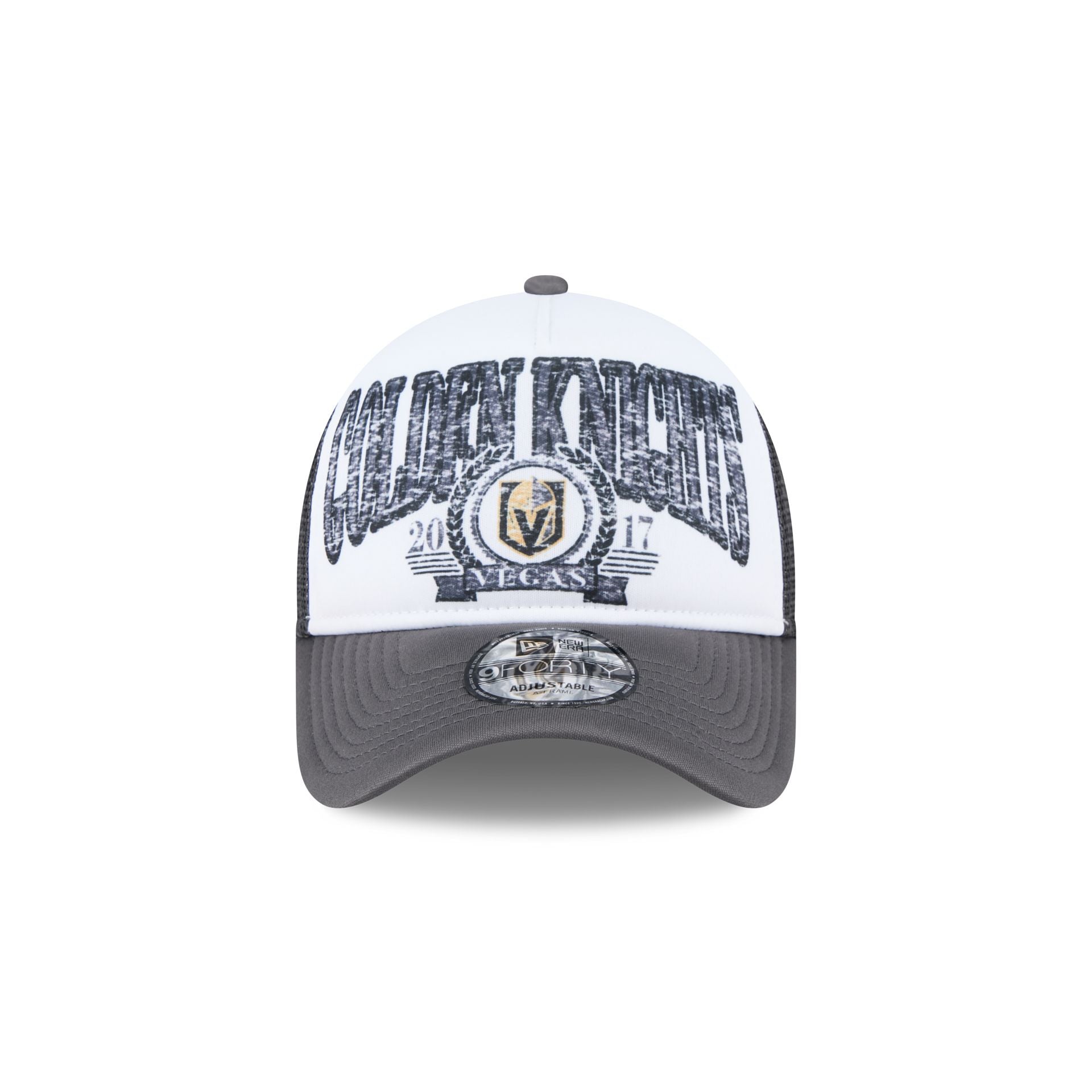 Vegas Golden Knights Distressed 9FORTY A-Frame Trucker Hat