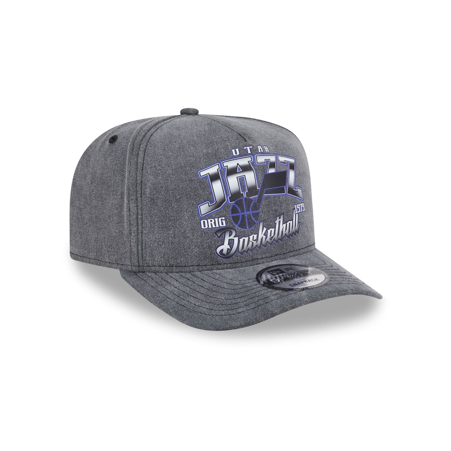 Utah Jazz Washed 9FIFTY A-Frame Snapback Hat