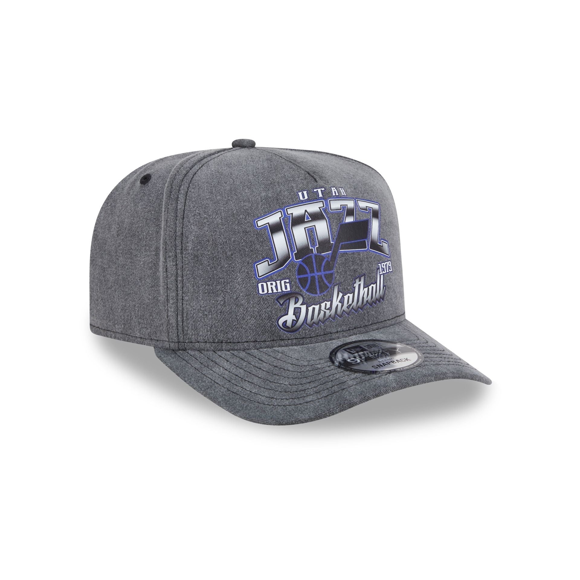 Utah Jazz Washed 9FIFTY A-Frame Snapback Hat