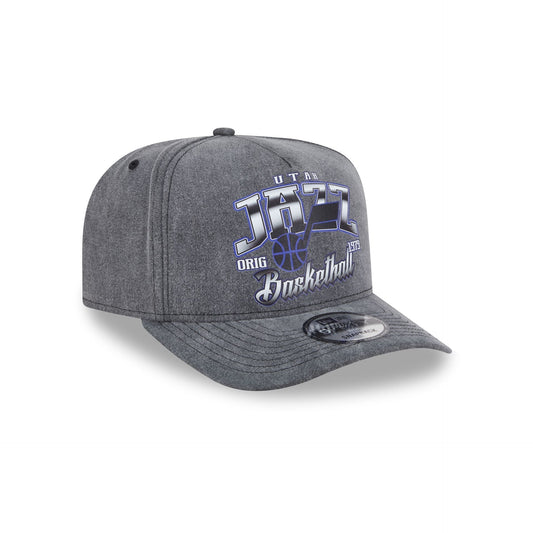 Utah Jazz Washed 9FIFTY A-Frame Snapback Hat