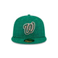 Washington Nationals St. Patrick's Day 2025 59FIFTY Fitted Hat