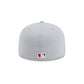 Washington Nationals 2025 Clubhouse Gray 59FIFTY Fitted Hat