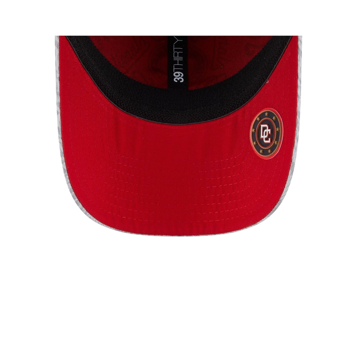 Washington Nationals 2025 Clubhouse Gray 39THIRTY Stretch Fit