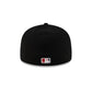 Washington Nationals 2025 Clubhouse Black 59FIFTY Fitted Hat