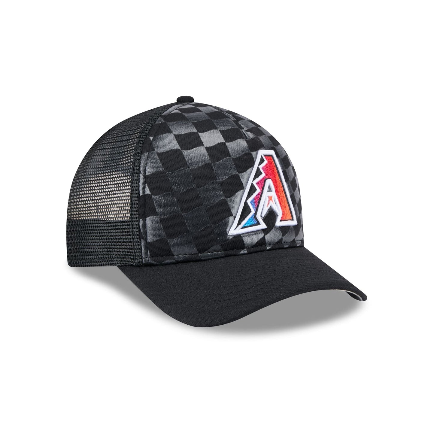 Arizona Diamondbacks Gradient Raceway 9FORTY M-Crown A-Frame Trucker Hat