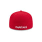 Washington Capitals Rear Wordmark 59FIFTY Fitted Hat