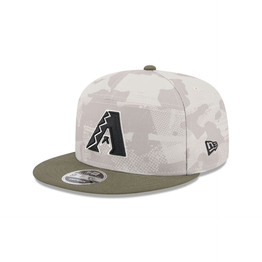 Arizona Diamondbacks Armed Forces Day 2025 9FIFTY Split Panel Snapback Hat