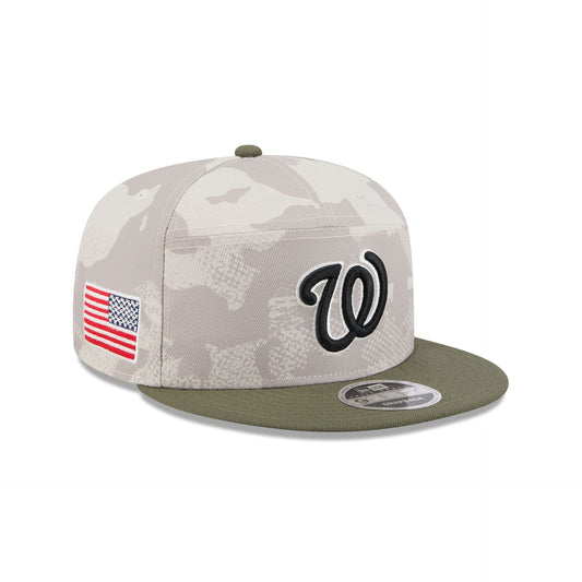 Washington Nationals Armed Forces Day 2025 9FIFTY Split Panel Snapback Hat