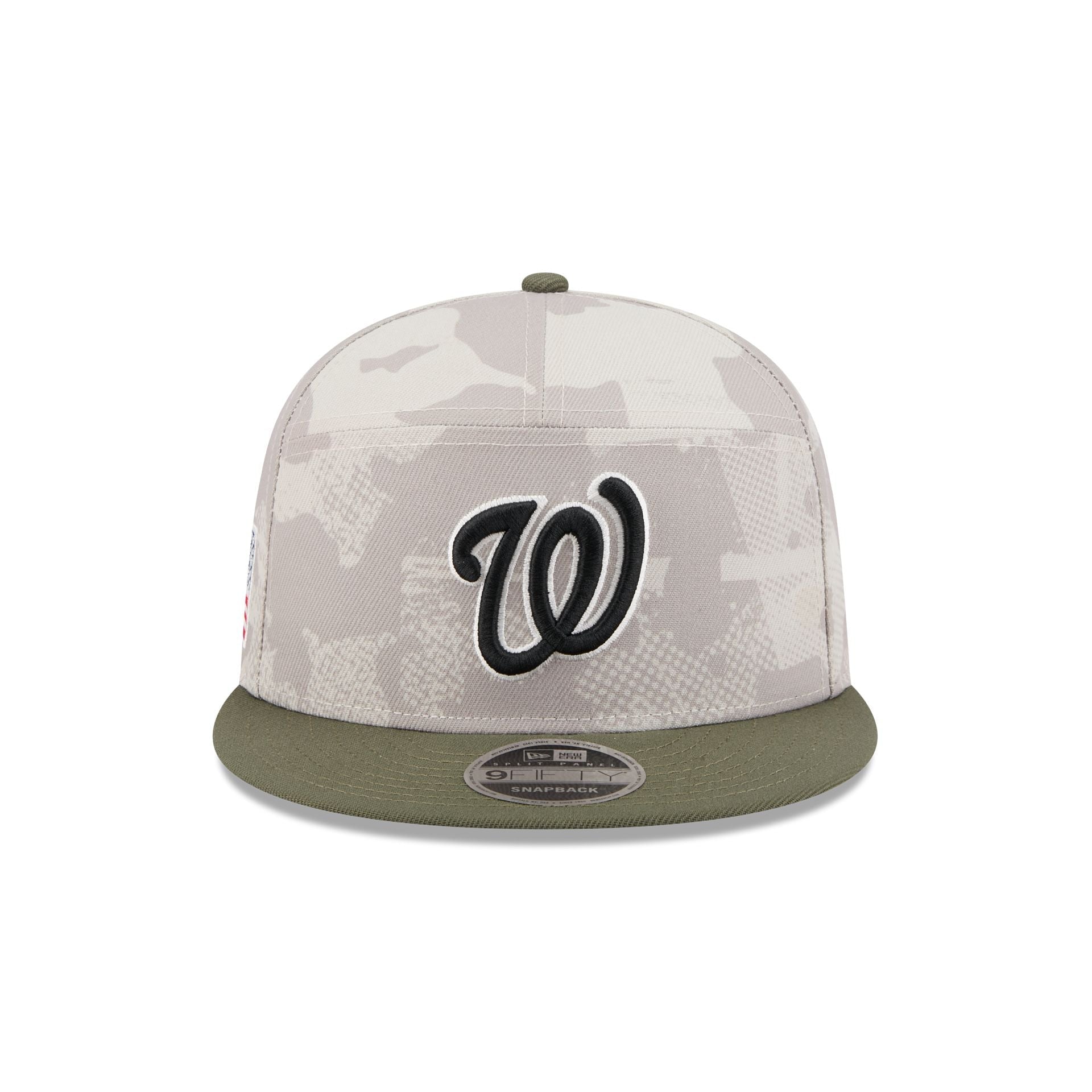 Washington Nationals Armed Forces Day 2025 9FIFTY Split Panel Snapback Hat