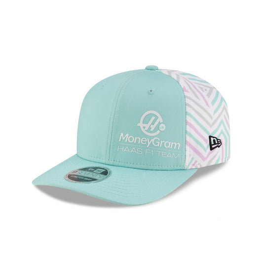 2025 Miami Race Special MoneyGram Haas F1 Team 9SEVENTY Stretch-Snap Hat