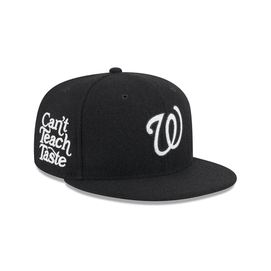 Washington Nationals Diet Starts Monday Can't Teach Taste Black 59FIFTY Fitted Hat