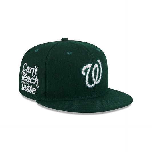 Washington Nationals Diet Starts Monday Can't Teach Taste Green 59FIFTY Fitted Hat