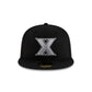 Xavier Musketeers Black 59FIFTY Fitted Hat